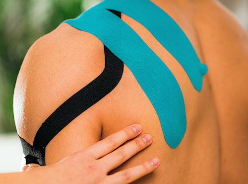 Kinesiology taping (K-taping)